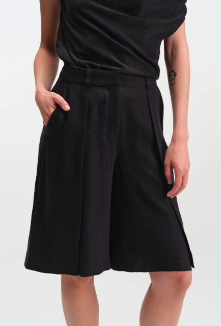 Sunset Walk Bermuda Pants Black