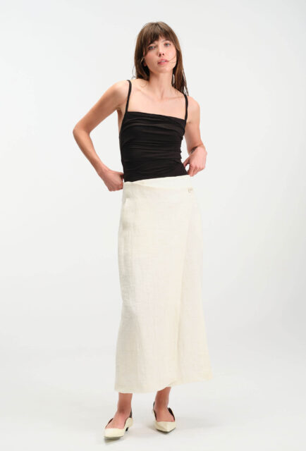 Ruched Tencel Black Body