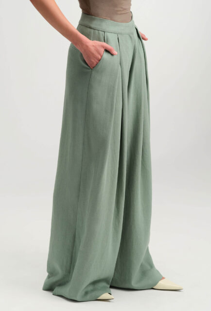 Seafoam Wide-leg Pants